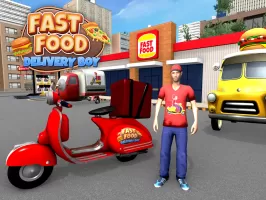Fast Food Delivery Bike Game