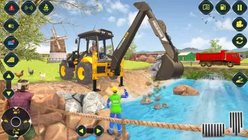 Village Excavator JCB Games