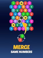 Merge Hexa - Number Puzzle