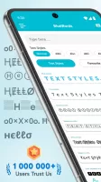 Blue Words, Stylish Fonts text