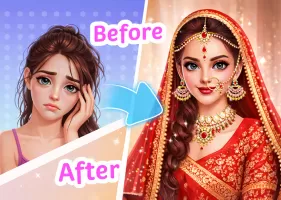 Indian Wedding Dress-up
