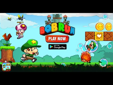 Bob Run: Super Bob's World - Adventure run game - Trailer EN H