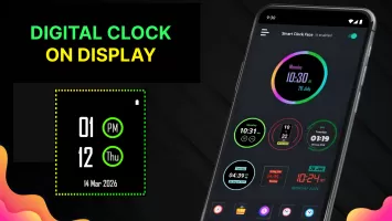 Neon Digital Clock