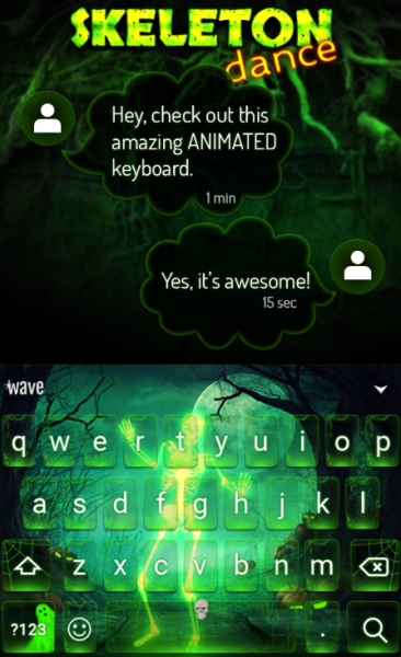 Skeleton Dance Wallpaper Theme