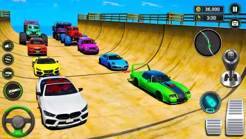 Superhero Car Ramp Stunt Games
