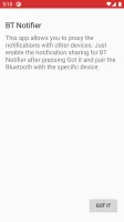 BT Notifier