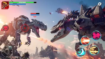 Mech War: Jurassic Dinosaur