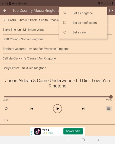 Country Music Ringtones