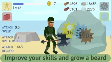 Mining Clicker: Axe and Hammer