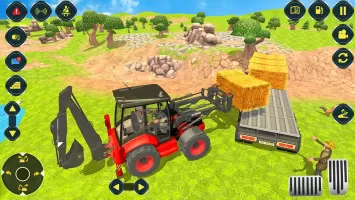 Village Excavator JCB Games