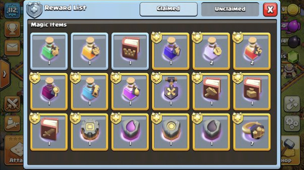 Guide to check available items in Clash of Clans