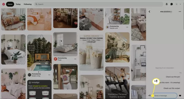 How to Send Private Messages on Pinterest?