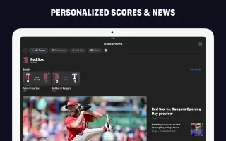 CBS Sports App