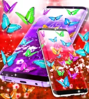 Butterflies live wallpaper