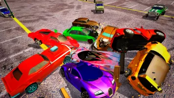 Demolition Derby Mad Car Crash