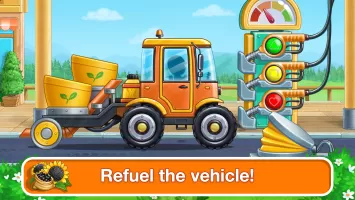 Tractor, car: kids farm games