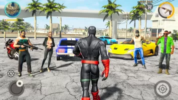 Rope Spider Game Fighting Town