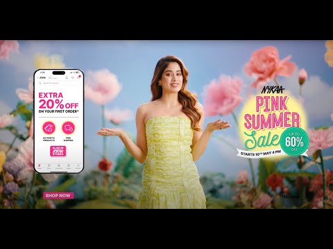 Get a Beauty Glow up Like Janhvi Kapoor!✨ |Hot Pink Sale 2024 |Exclusive Discounts & Offers | Nykaa