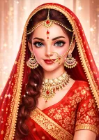 Indian Wedding Dress-up