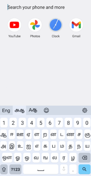Tamil smart keyboard
