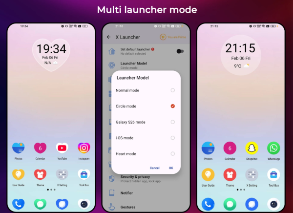 X Launcher - Model x launcher