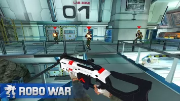 Robot Gun Shooting Games War