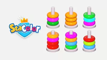 Stacolor: Hoop Stack Ring Game