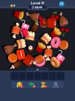 Food Match 3D: Tile Puzzle