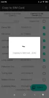Copy to SIM Card