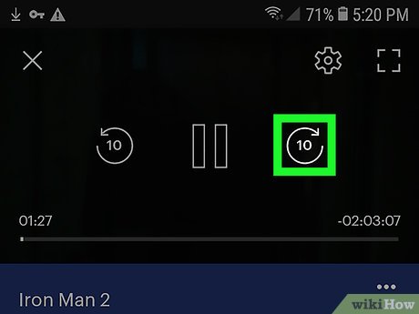 How to Fast Forward on Hulu on Android?