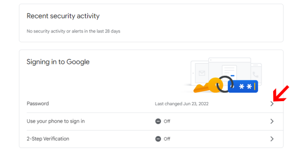 How to change youtube password?