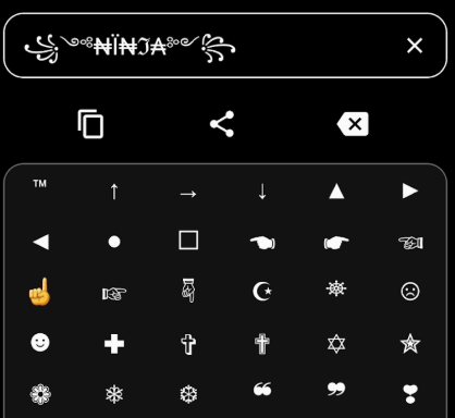 Cool Text, Ghost Text & Symbol