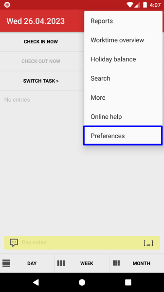 Time Recording - Timesheet App