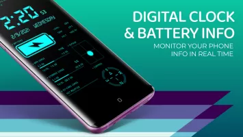 Digital Clock & Battery Charge