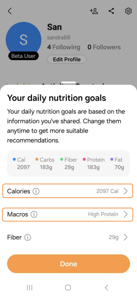Samsung Food: Meal Planning