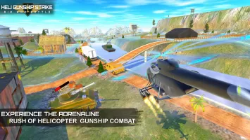 Helicopter Gunship Air Strike