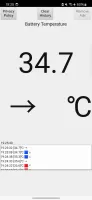 Phone Battery Temperature ℃