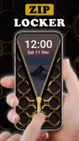 Gold Zip Locker