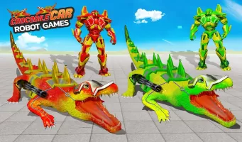 Robot Game Transform Crocodile