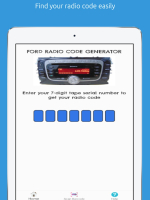 Ford Radio Code