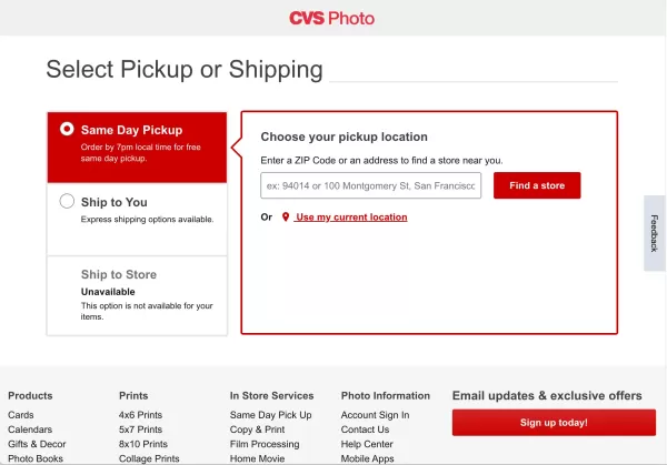 Photo Prints Now: CVS Photo