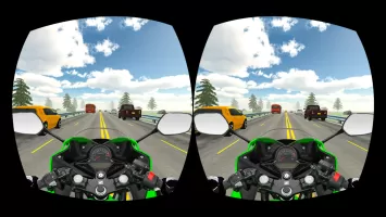 VR Highway Traffic Bike Racer