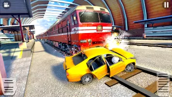 Train Car Crash Derby Game 3D