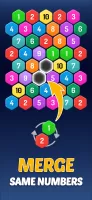 Merge Hexa - Number Puzzle