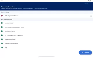INPS Mobile per Tablet