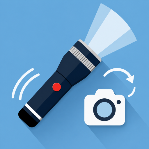 Shake Flashlight & Camera
