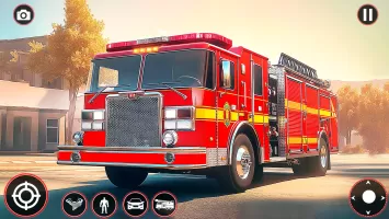 Fire Truck Robot Car Game