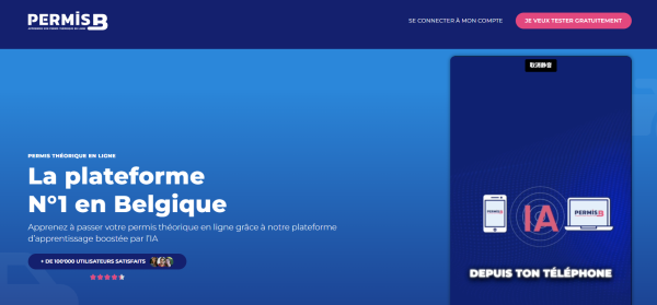 Permis-B.be | L'app officielle