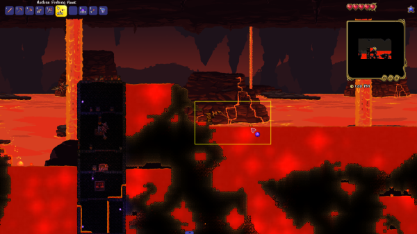 How to Fish in Lava Terraria？