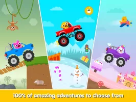 Kids Monster Truck Games 2+